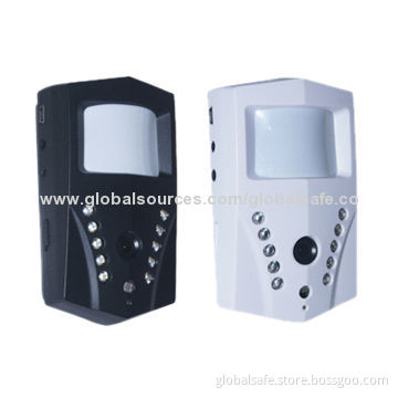 Wireless PIR detector infrared camera motion sensor with mini USB/TV LensNew
